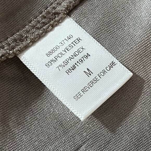 NWT Velvet Tunic Top Boho V-Neck Elastic Waist Scalloped Sequin Sparkles Med - Picture 12 of 16